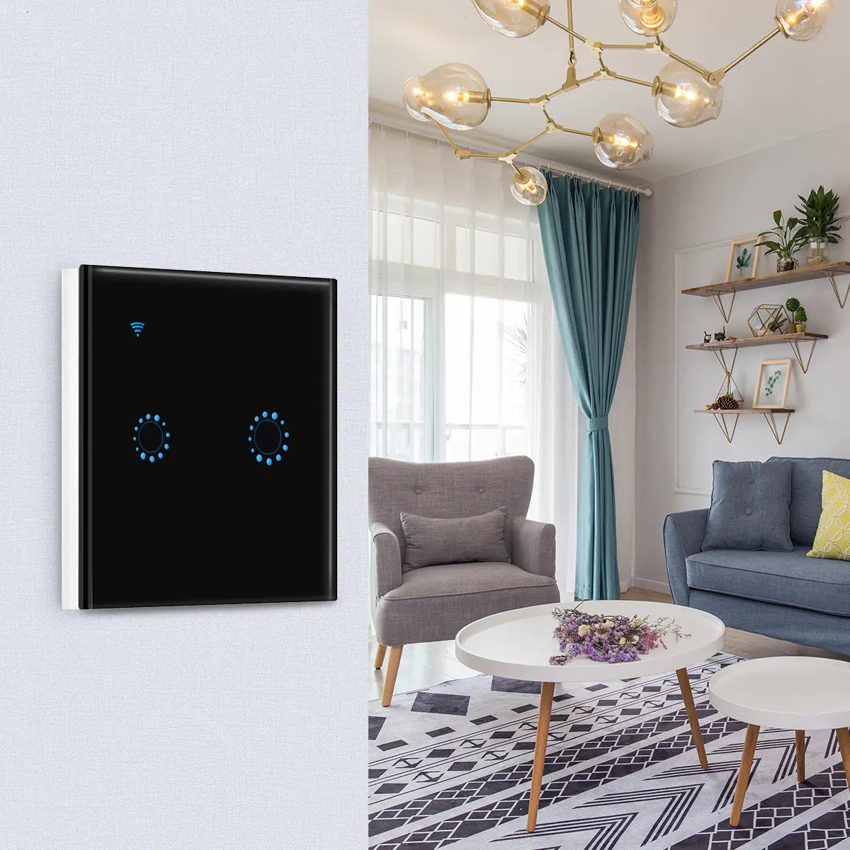 Sonoff Touch 86mm Smart Home Light Switch, Alexa Compatible