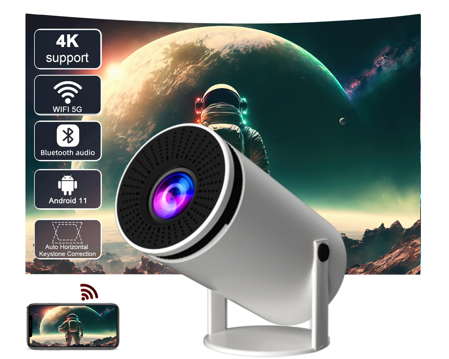 HY300 Smart Home Projector