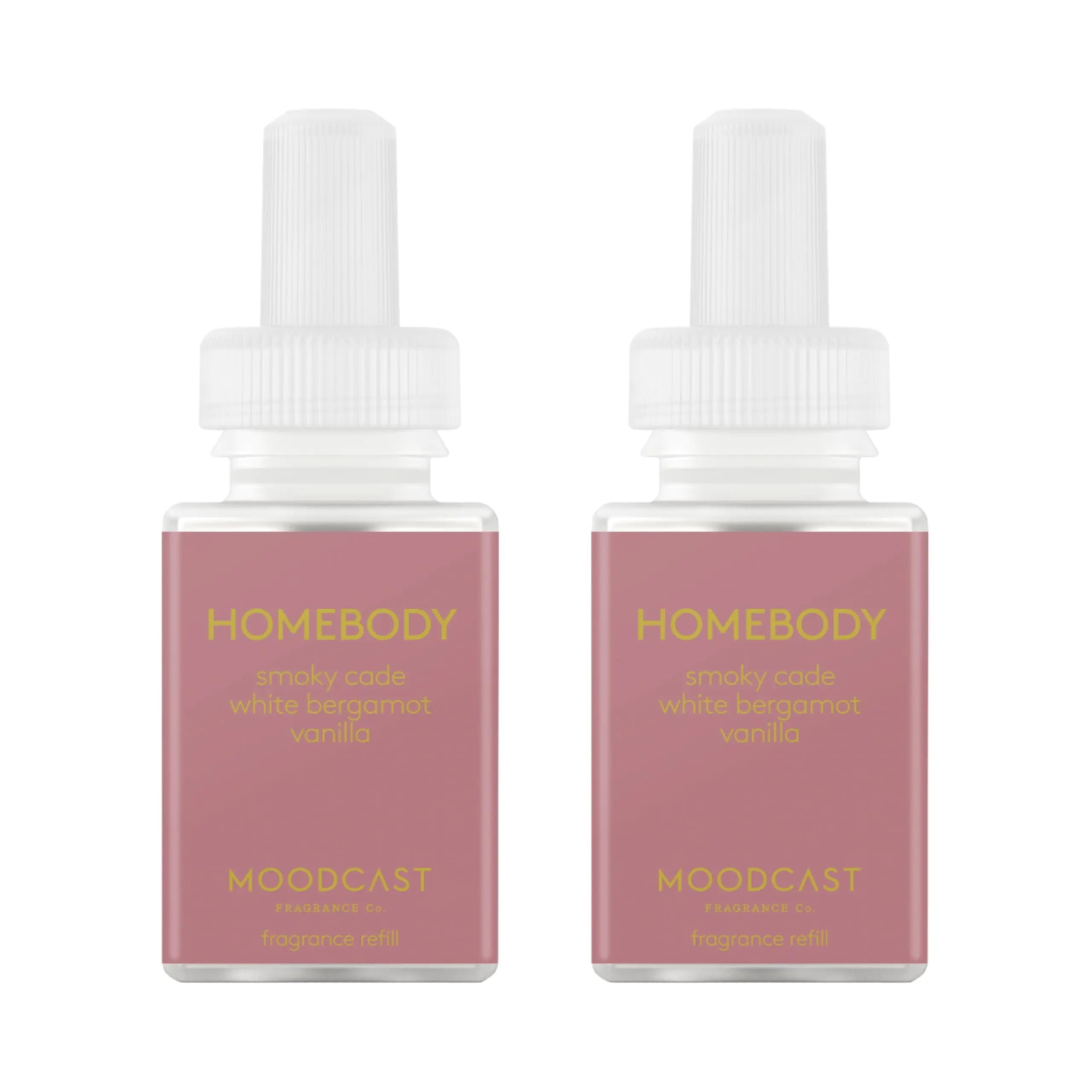 Pura & Moodcast Home Scent Refill - Smart Home Air Diffuser Fragrance - Up to 120-Hours of Premium Fragrance per Refill - Household Essential - Clean & Safe Diffuser Fragrance - 2 Pack Homebody