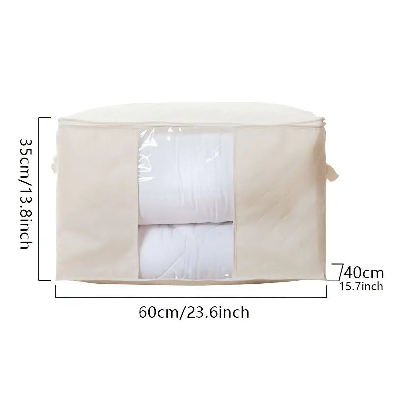 Foldable Storage Bags for Organizing Clothes and Blankets