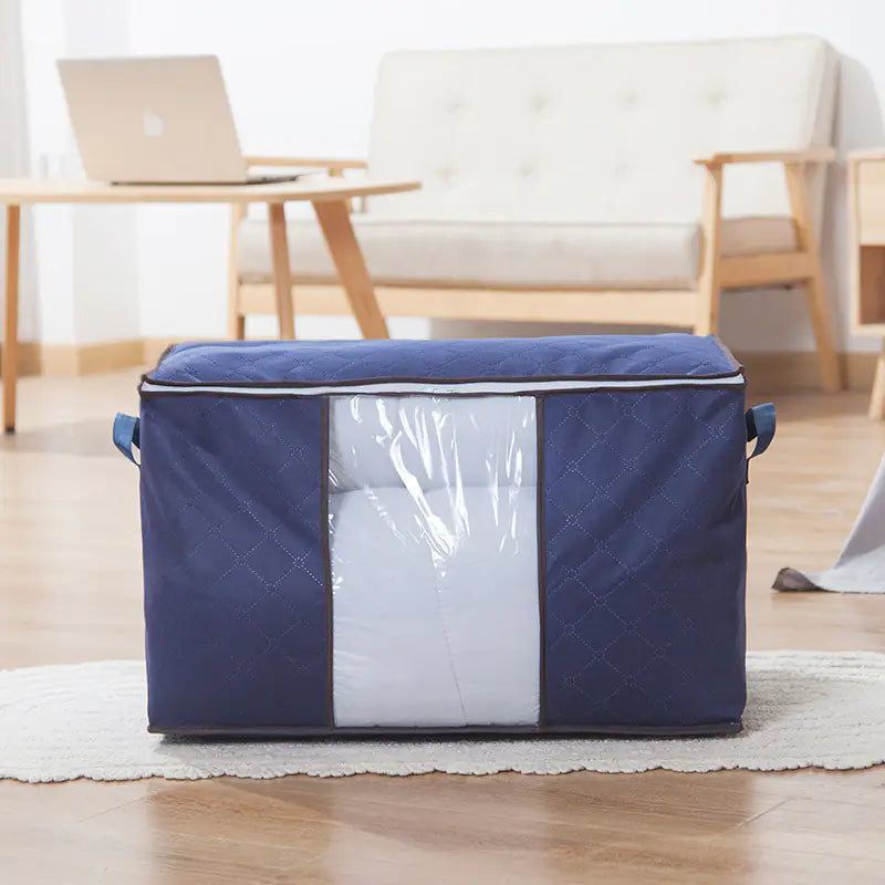 Foldable Storage Bags for Organizing Clothes and Blankets