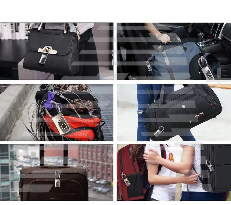 Smart Fingerprint Waterproof Padlock for Home & Luggage