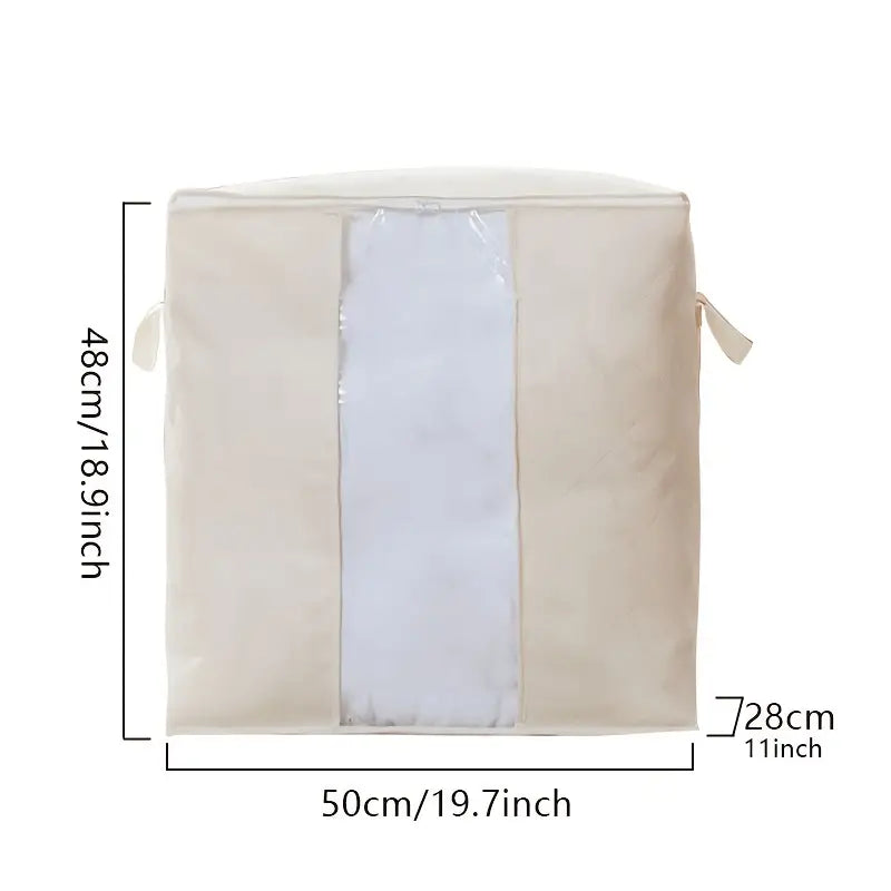 Foldable Storage Bags for Organizing Clothes and Blankets