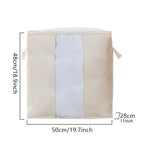 Foldable Storage Bags for Organizing Clothes and Blankets