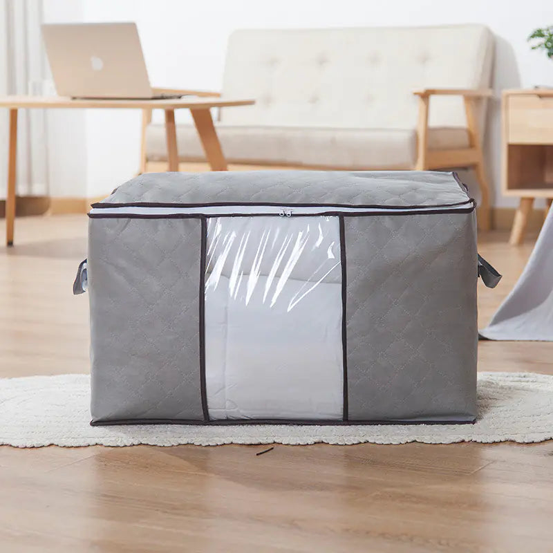 Foldable Storage Bags for Organizing Clothes and Blankets