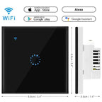 Sonoff Touch 86mm Smart Home Light Switch, Alexa Compatible