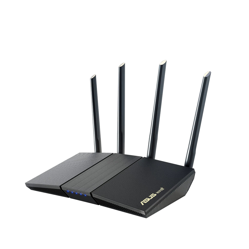 ASUS RT-AX1800S Dual Band WiFi 6 Erweiterbarer Router abonnementfreie Netzwerksicherheit elterliche Kontrolle integriertes VPN AiMesh kompatibel Gaming & Streaming Smart Home