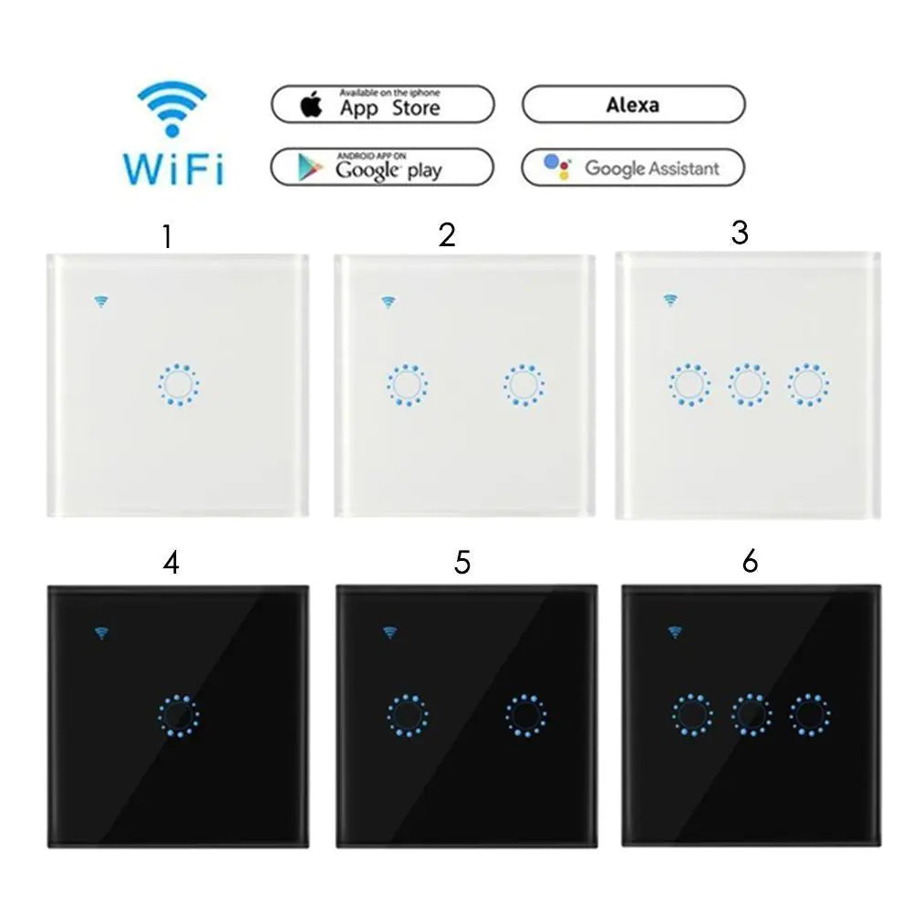 Sonoff Touch 86mm Smart Home Light Switch, Alexa Compatible