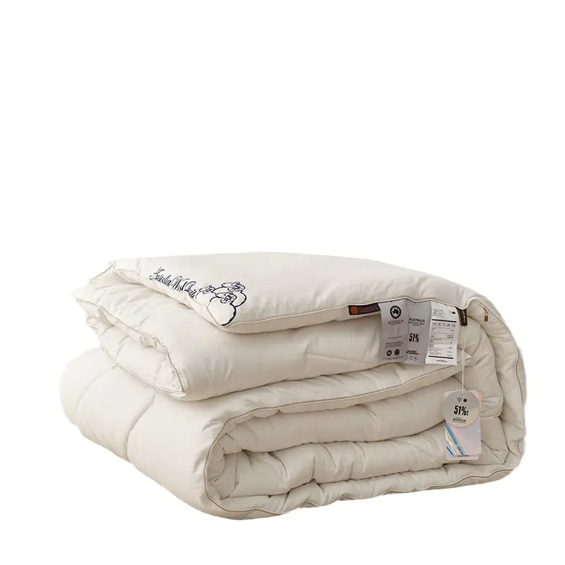 100% Cotton Australian Wool Comforter for All Seasons