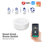 Zigbee Smart Home Scene Switch with Wireless Knob
