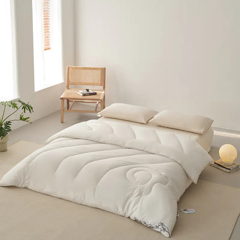 100% Cotton Australian Wool Comforter for All Seasons