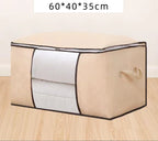 Foldable Storage Bags for Organizing Clothes and Blankets
