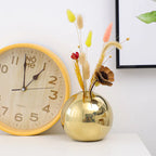 Electroplated Ceramic Gold Vase for Home Decor