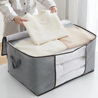 Foldable Storage Bags for Organizing Clothes and Blankets