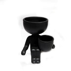 Ceramic Figurine Vase, Home Decor Planter Piece